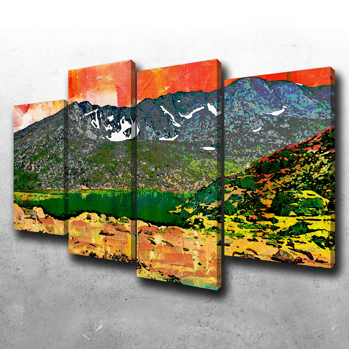 Abstract Evans Wall Art
