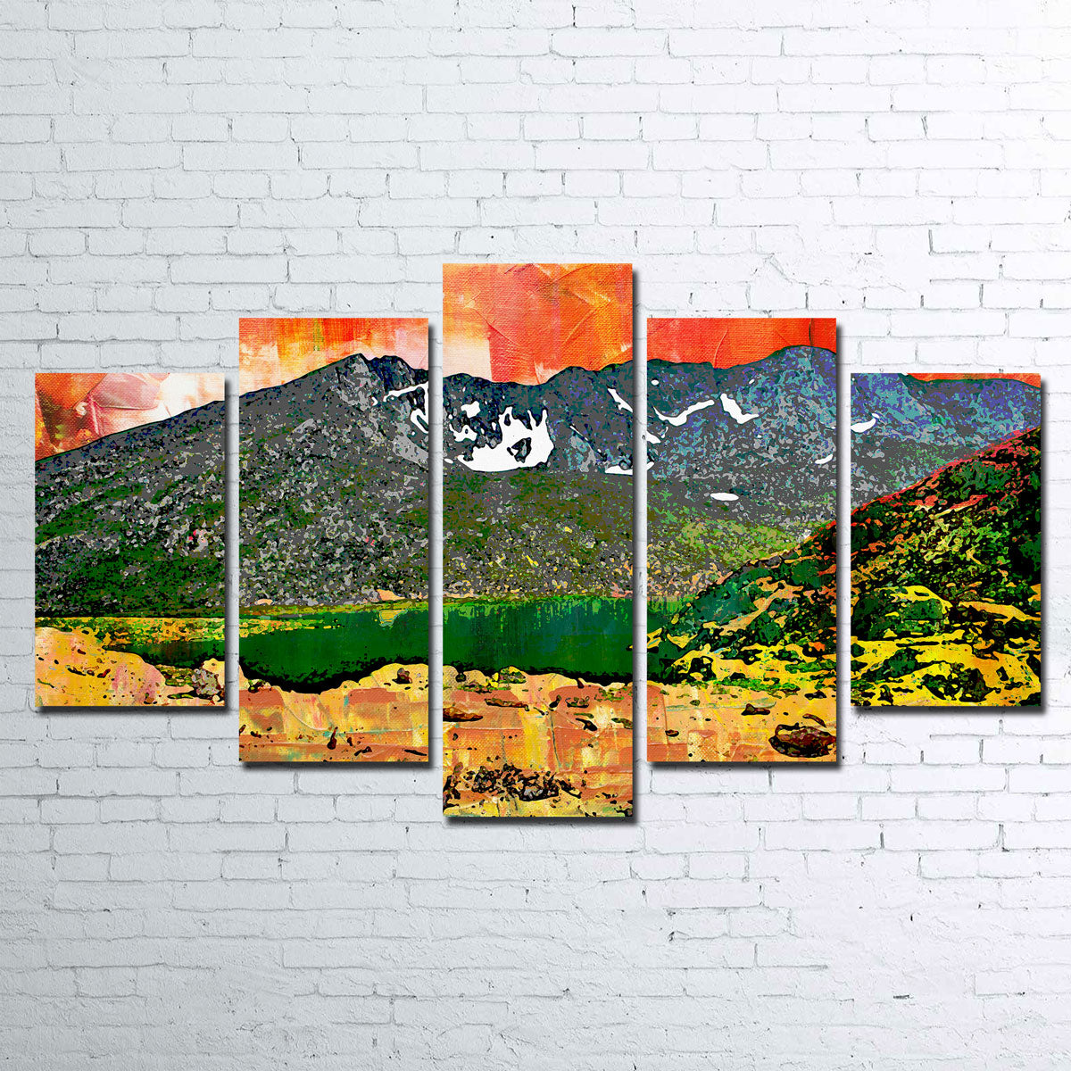 Abstract Evans Wall Art