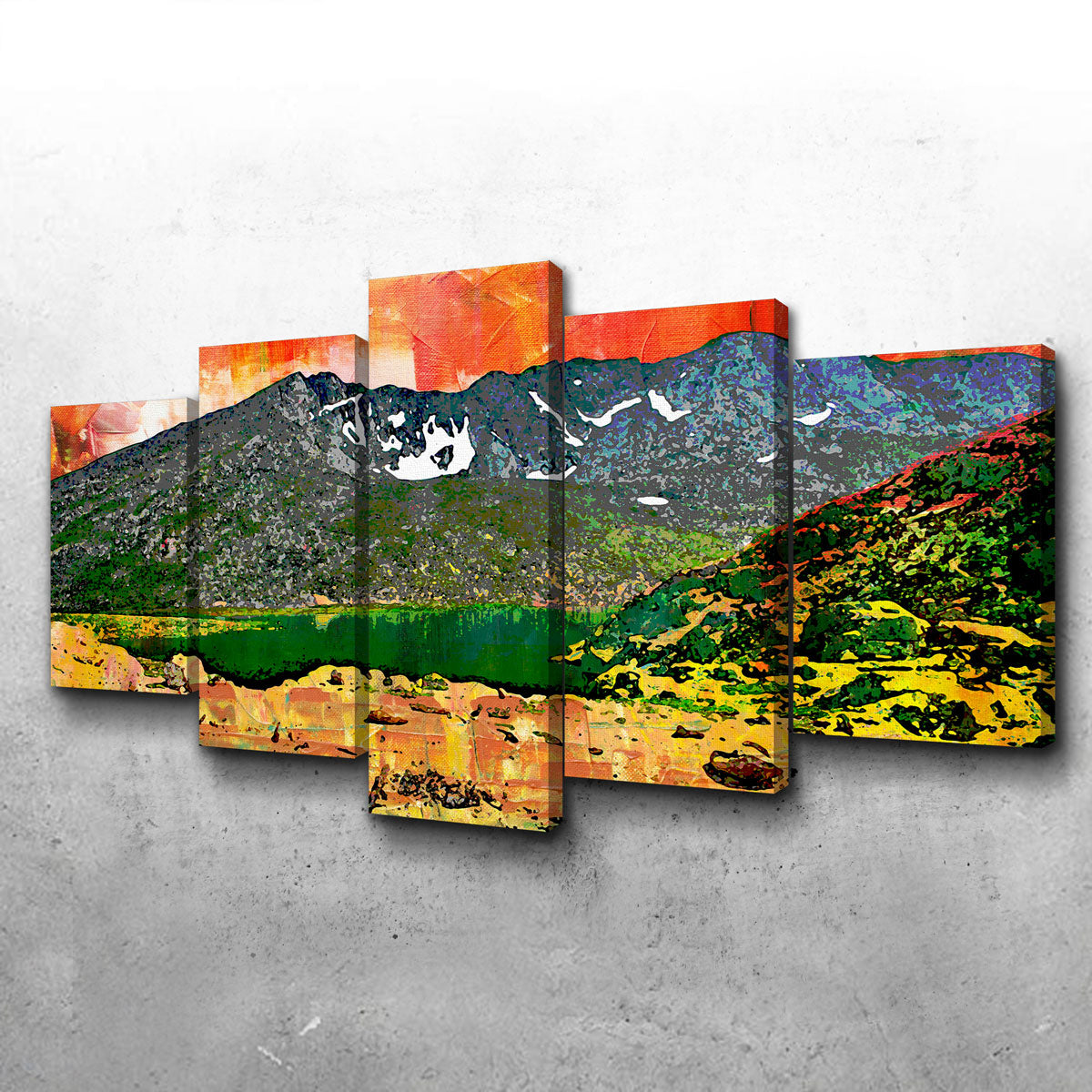 Abstract Evans Wall Art