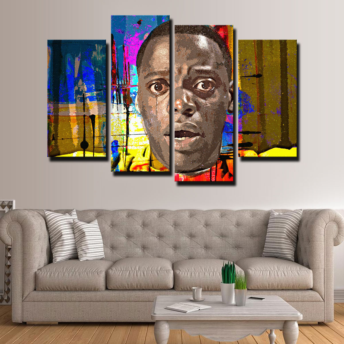 Abstract Get Out Wall Art