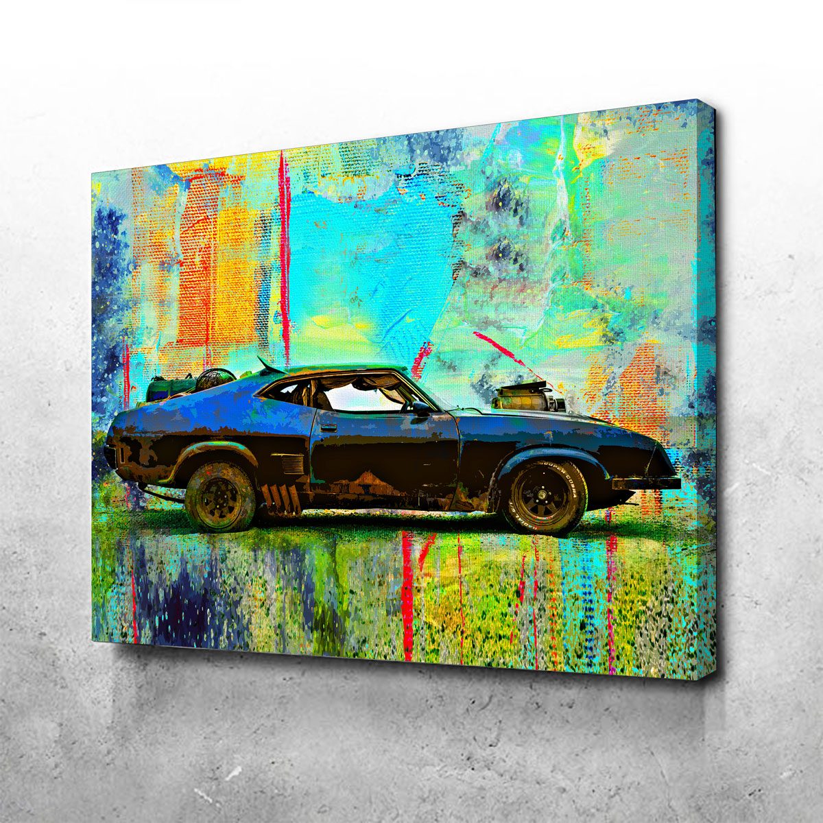 Abstract Interceptor Wall Art