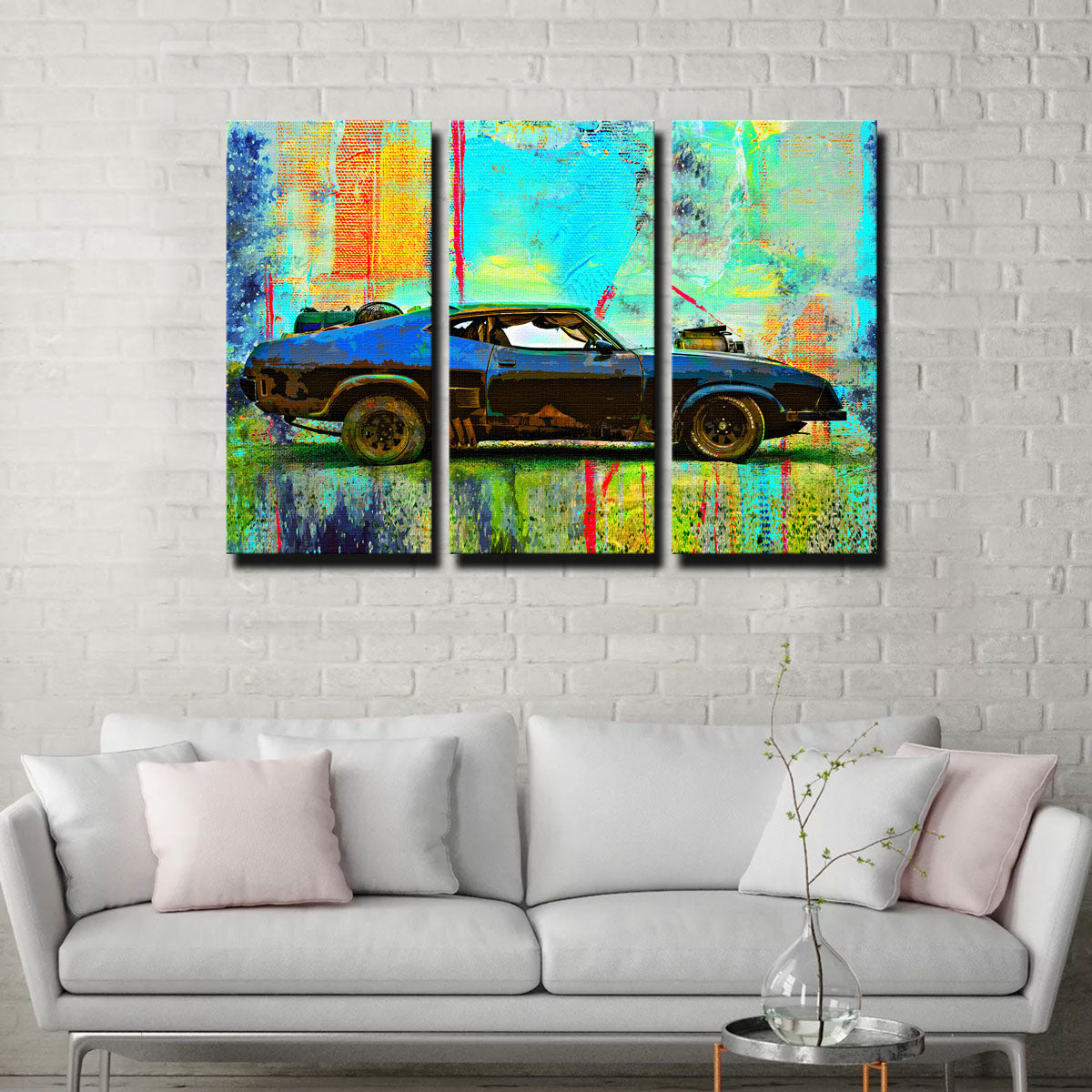 Abstract Interceptor Wall Art