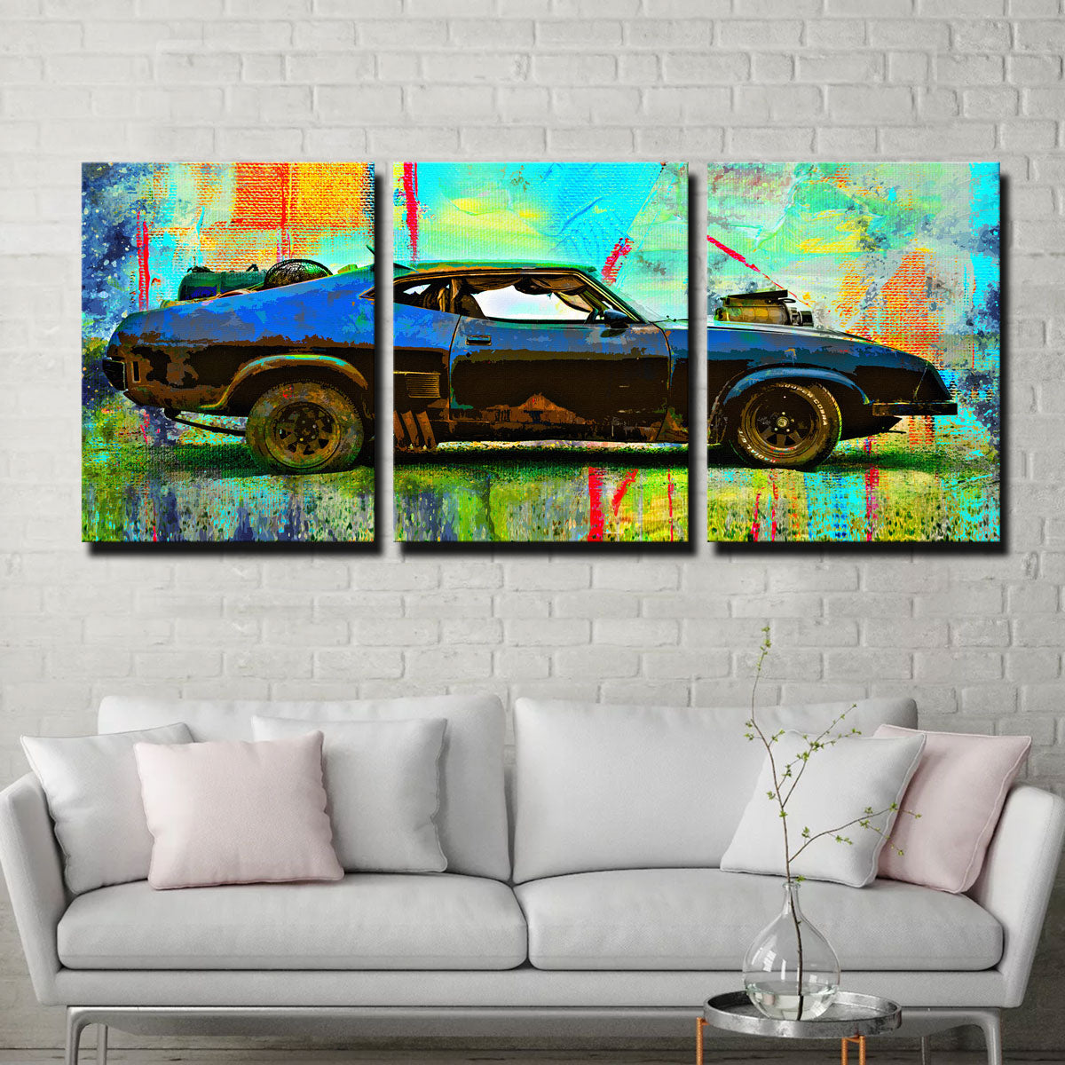 Abstract Interceptor Wall Art