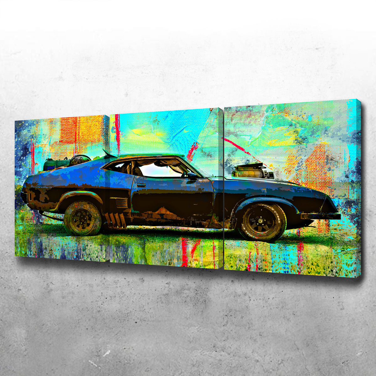 Abstract Interceptor Wall Art
