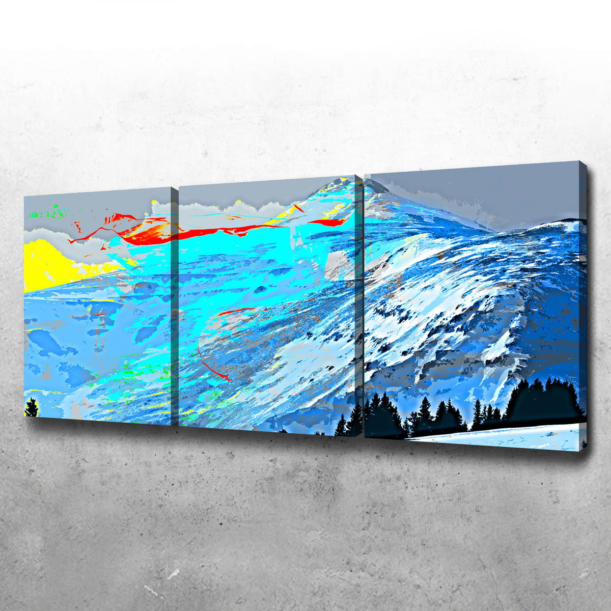 Abstract Lincoln Canvas Set