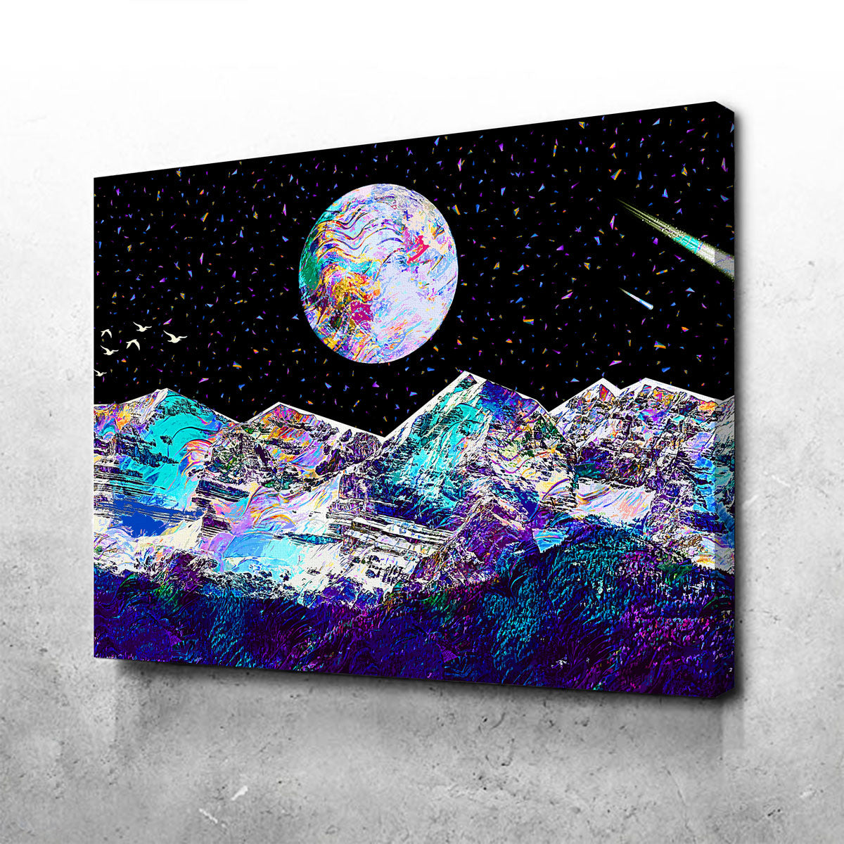 Abstract Moon Wall Art