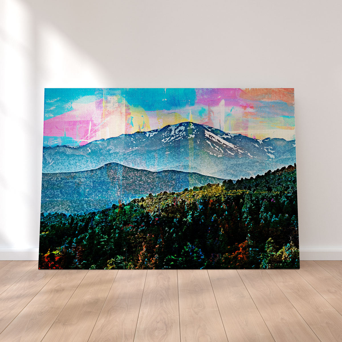 Abstract Pikes Peak Wall Art