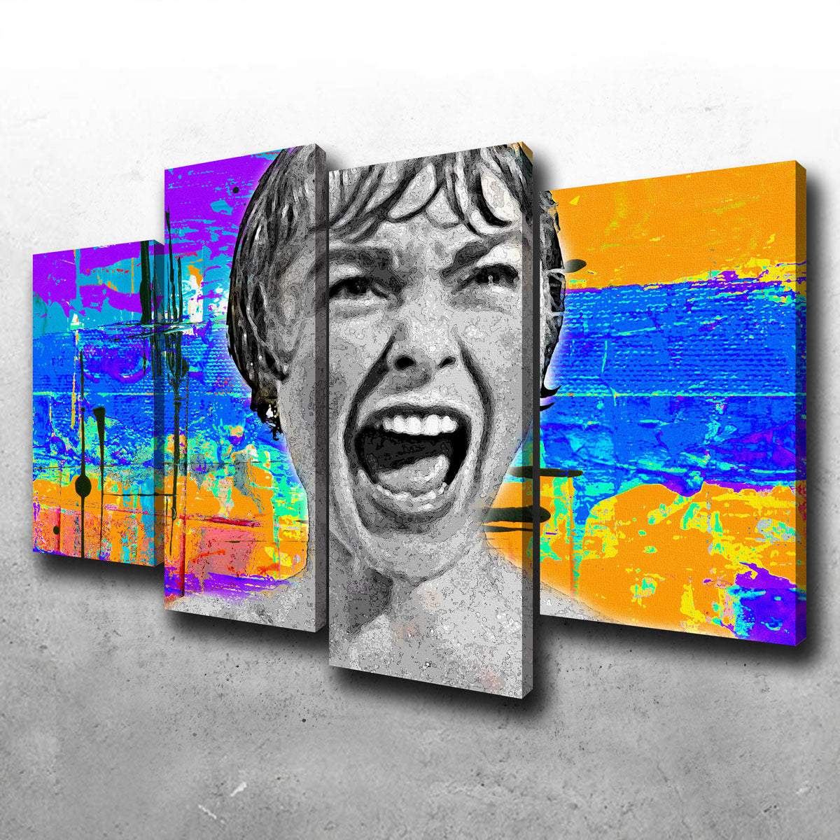 Abstract Psycho Canvas Set