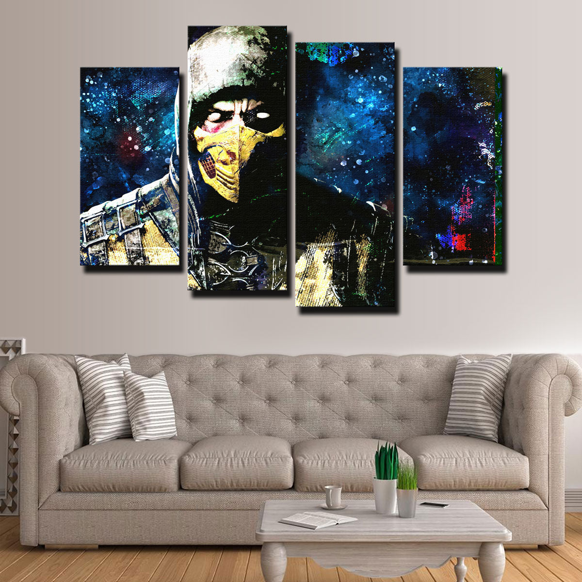 Abstract Scorpion Wall Art