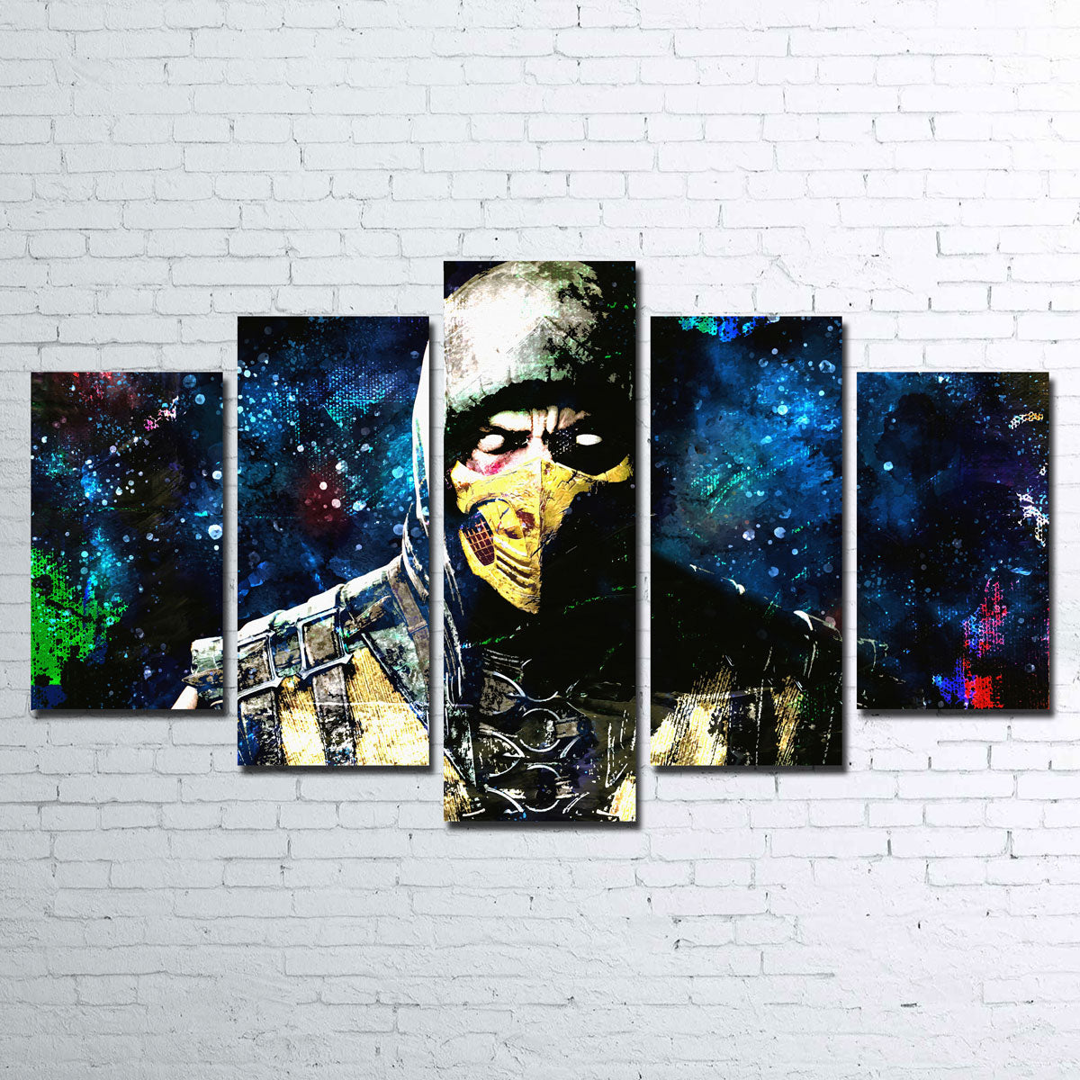Abstract Scorpion Canvas Set