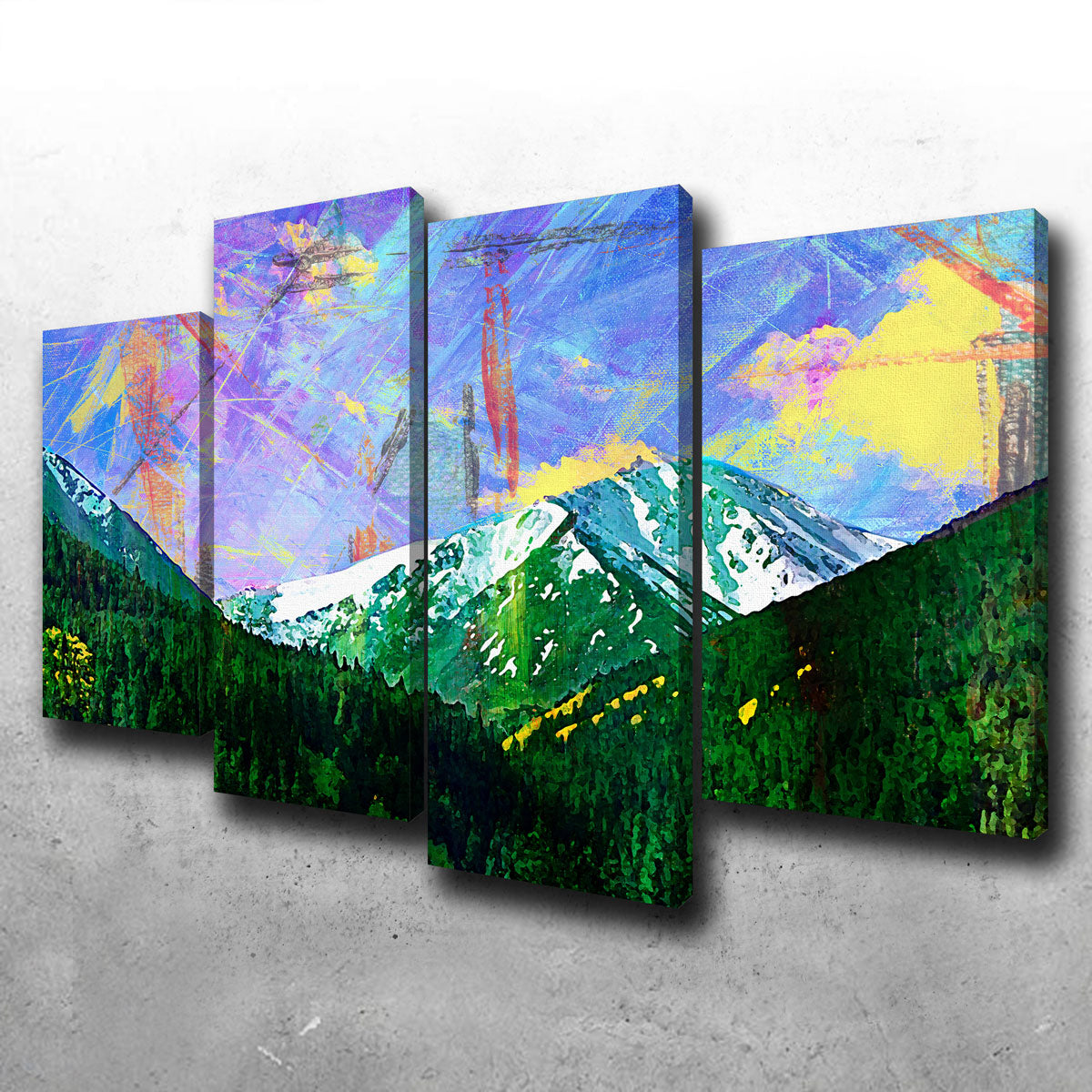 Abstract Torreys Canvas Set