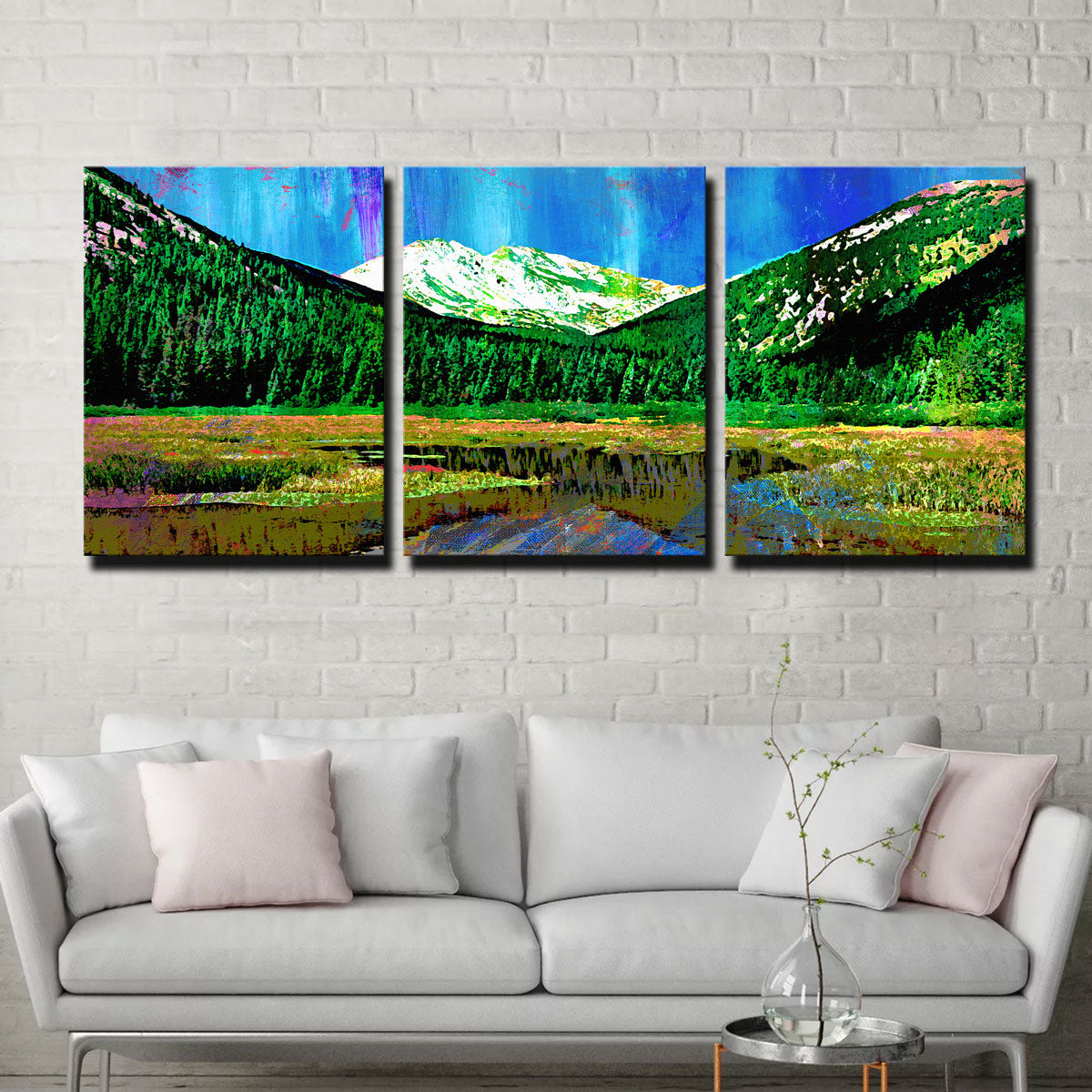 Abstract Yale Canvas Set