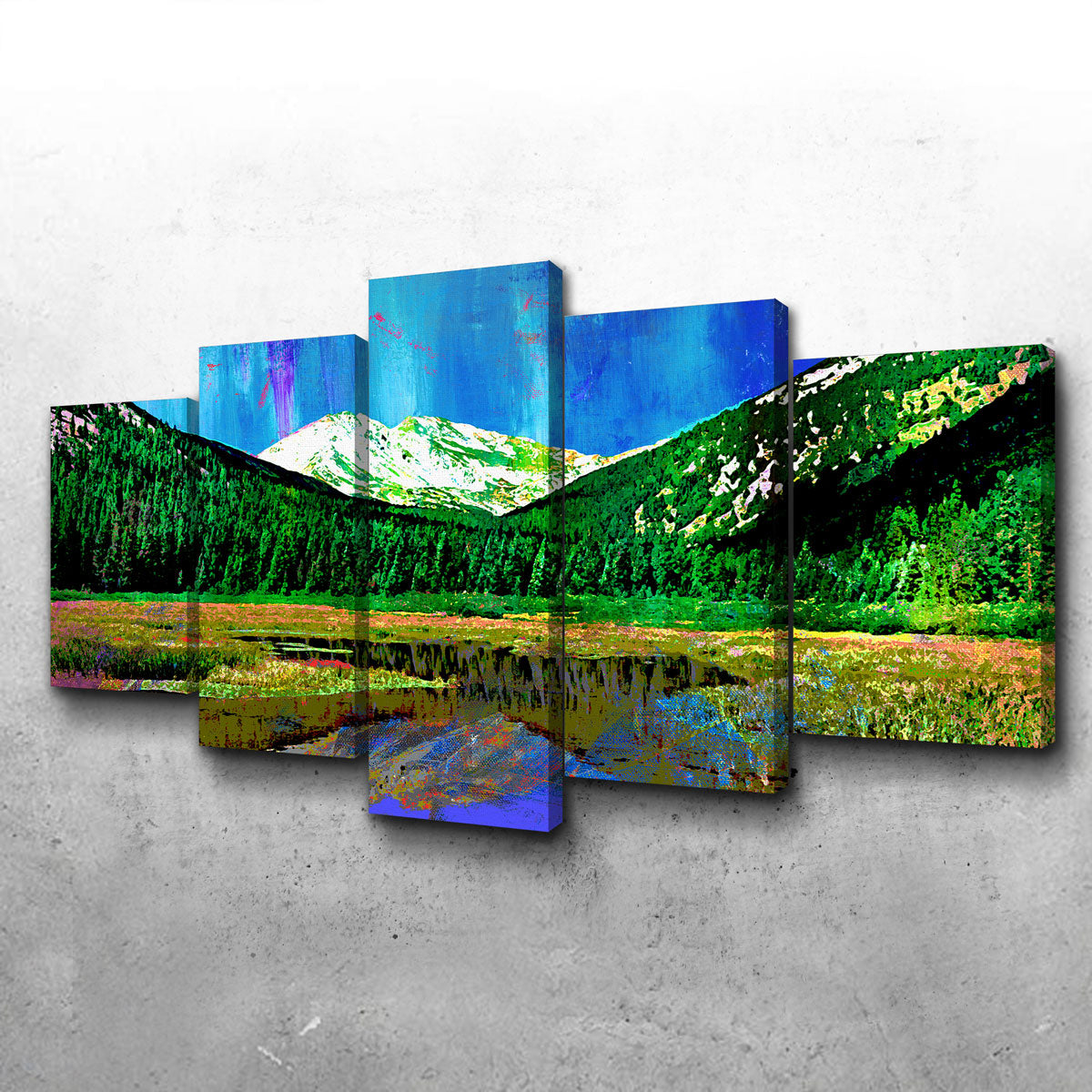 Abstract Yale Canvas Set