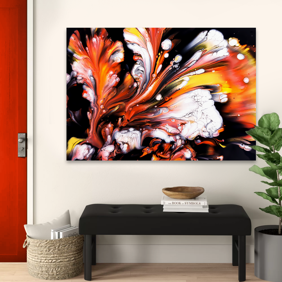 Abstract Blossom Wall Art