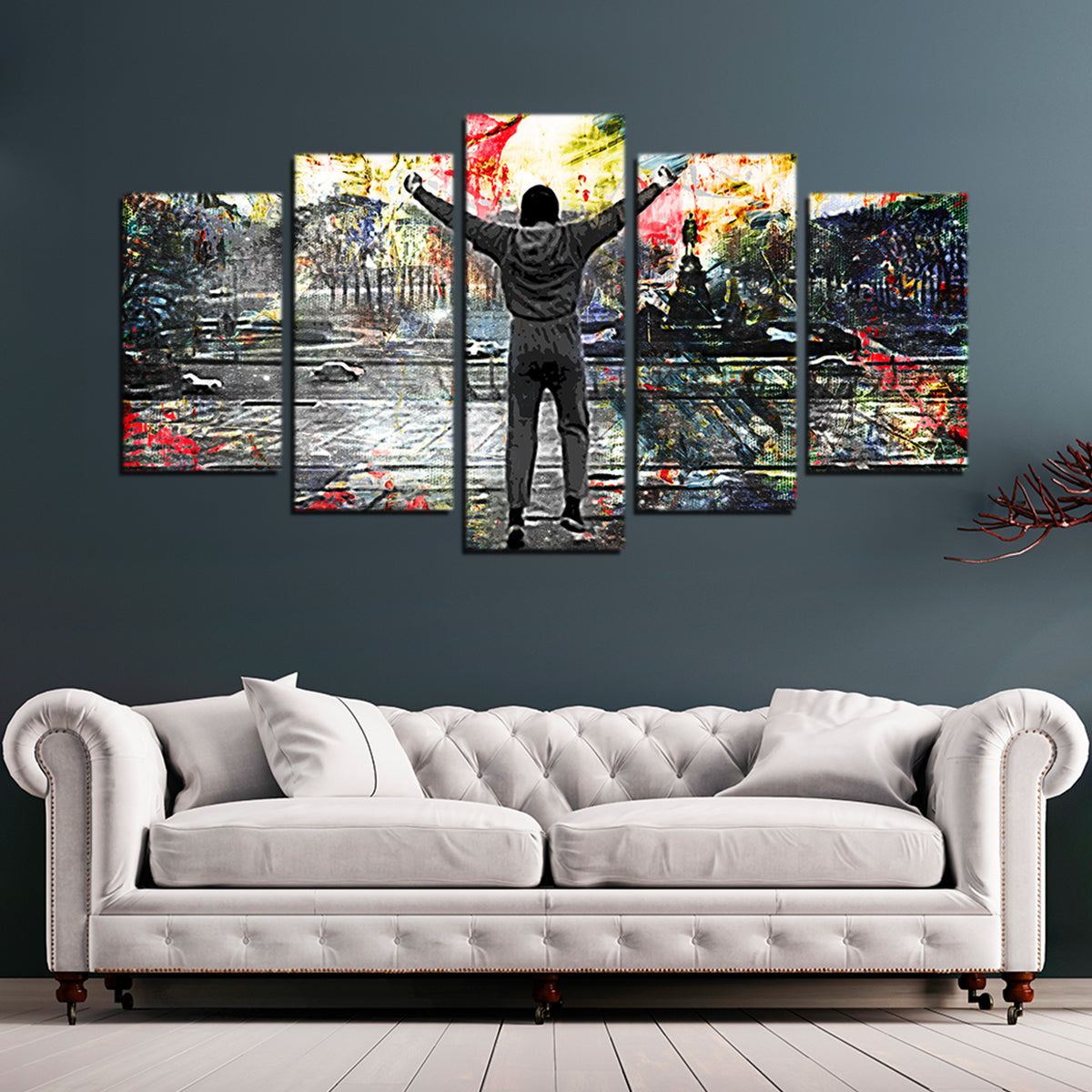 Abstract Rocky Canvas Set