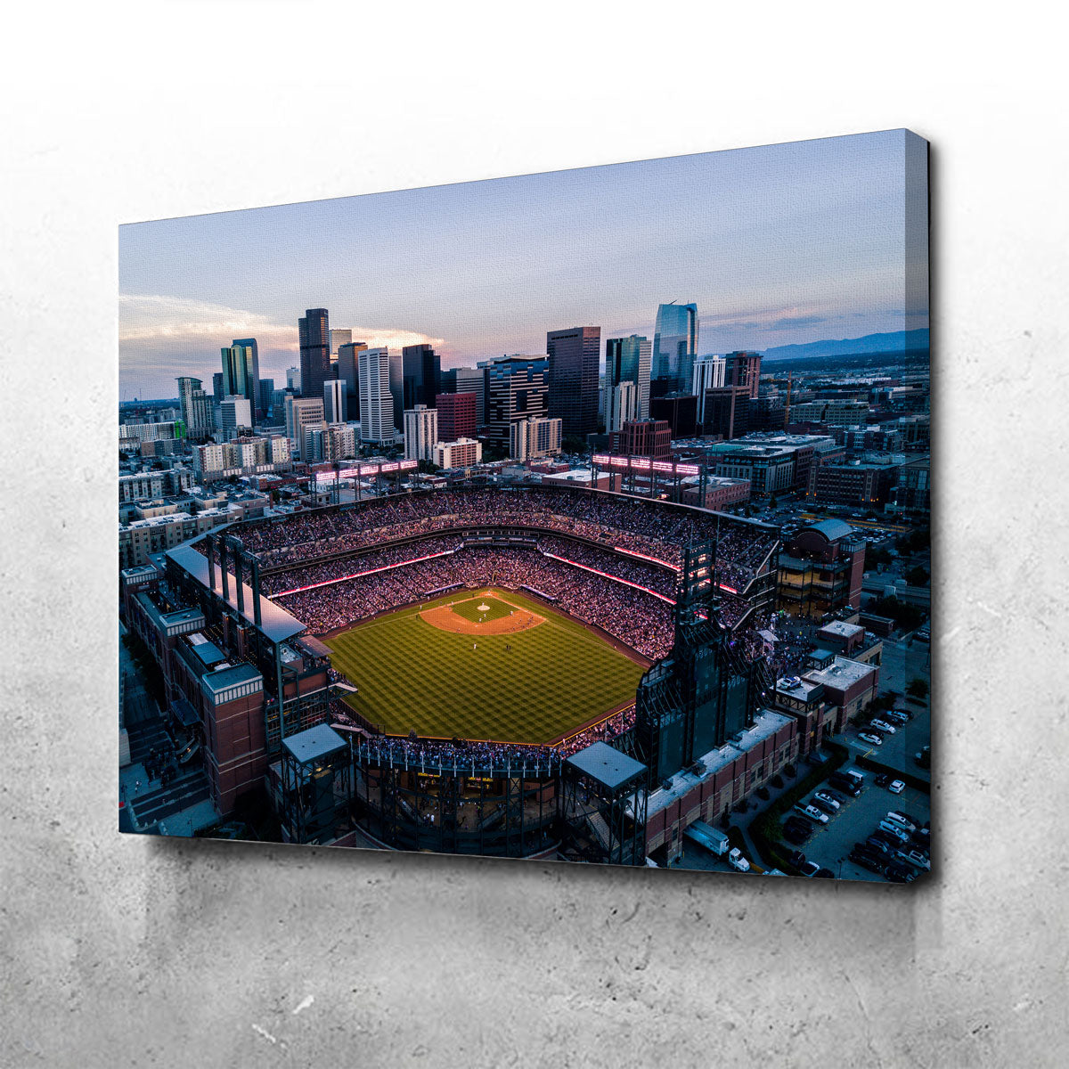 Aerial of Coors Field Wall Art