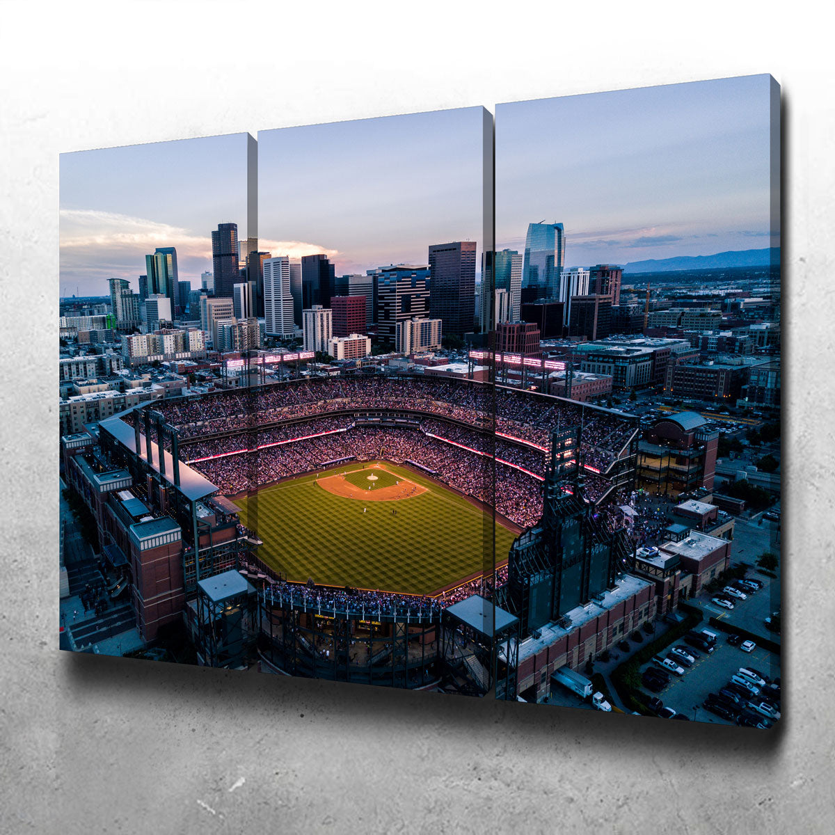 Aerial of Coors Field Wall Art