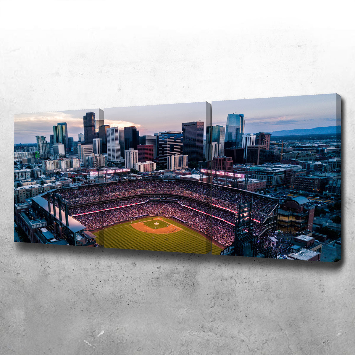 Aerial of Coors Field Wall Art