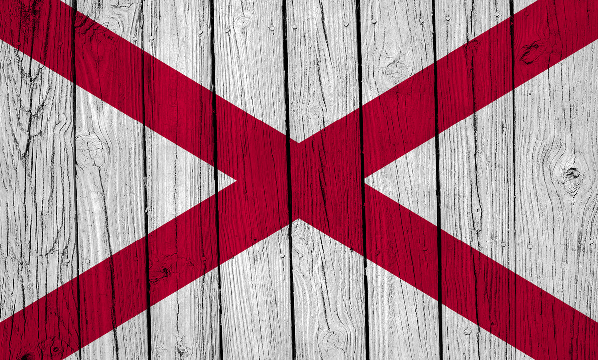 Alabama State Flag Wall Art
