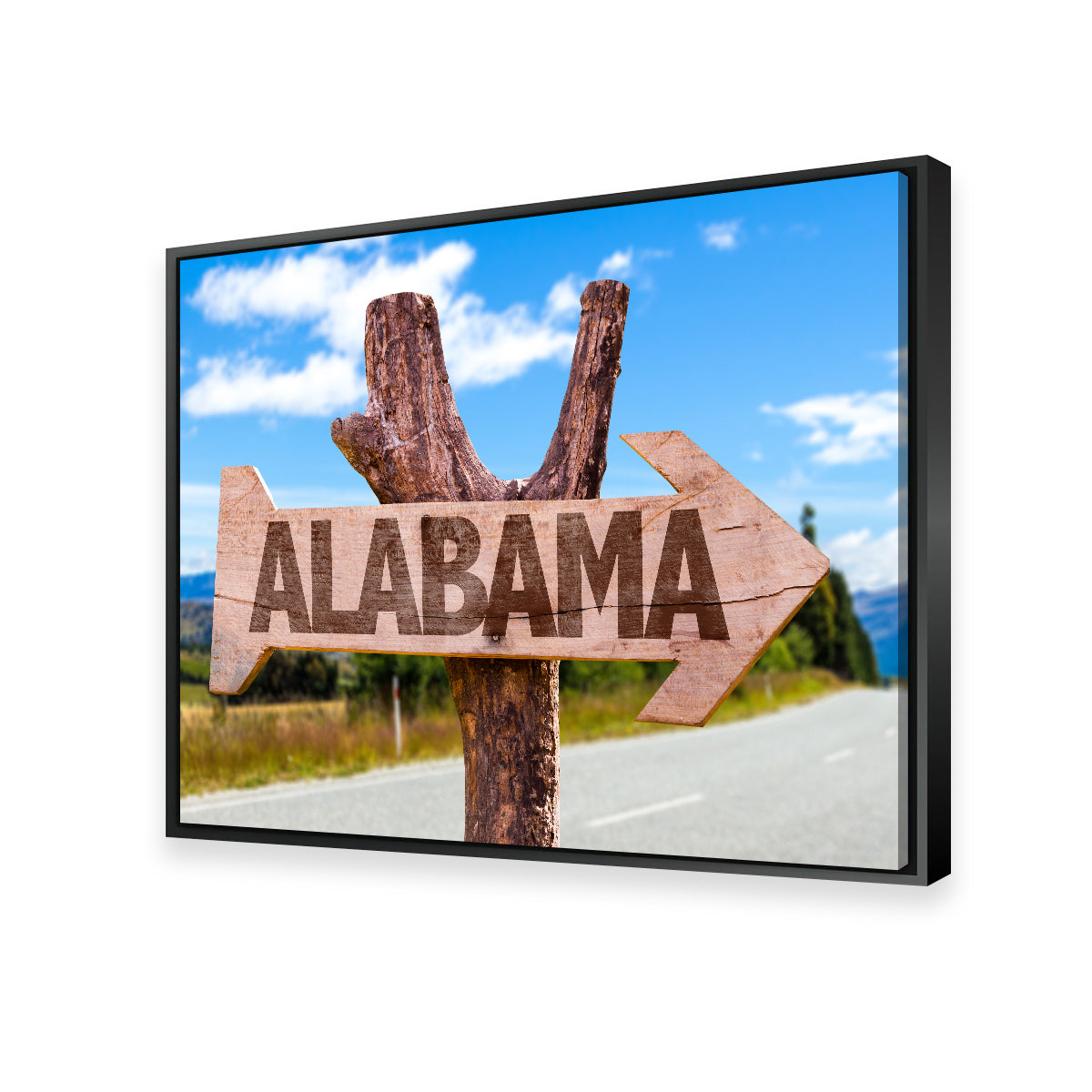 Alabama Wooden Sign Wall Art