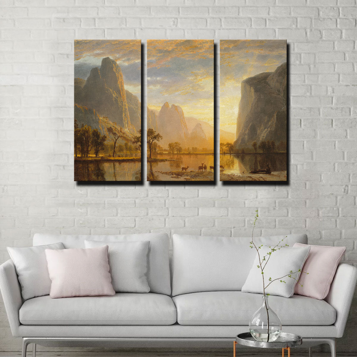 Valley of the Yosemite Canvas Set