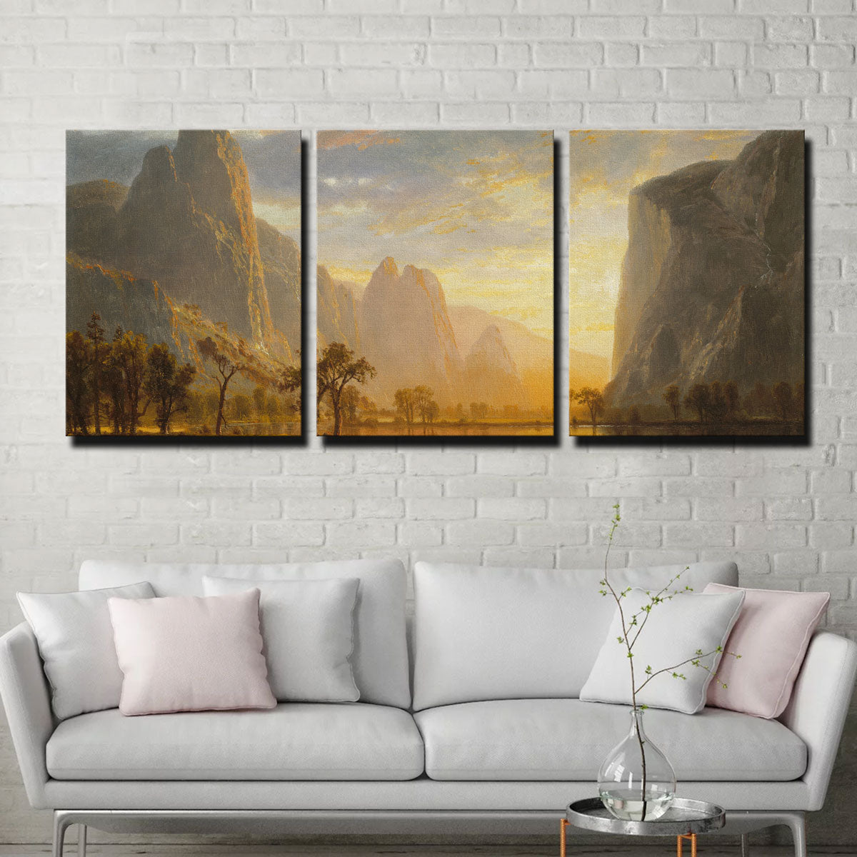 Valley of the Yosemite Canvas Set