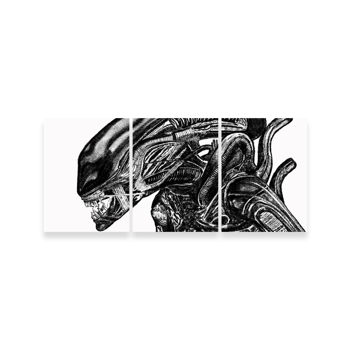Alien Sketch Wall Art