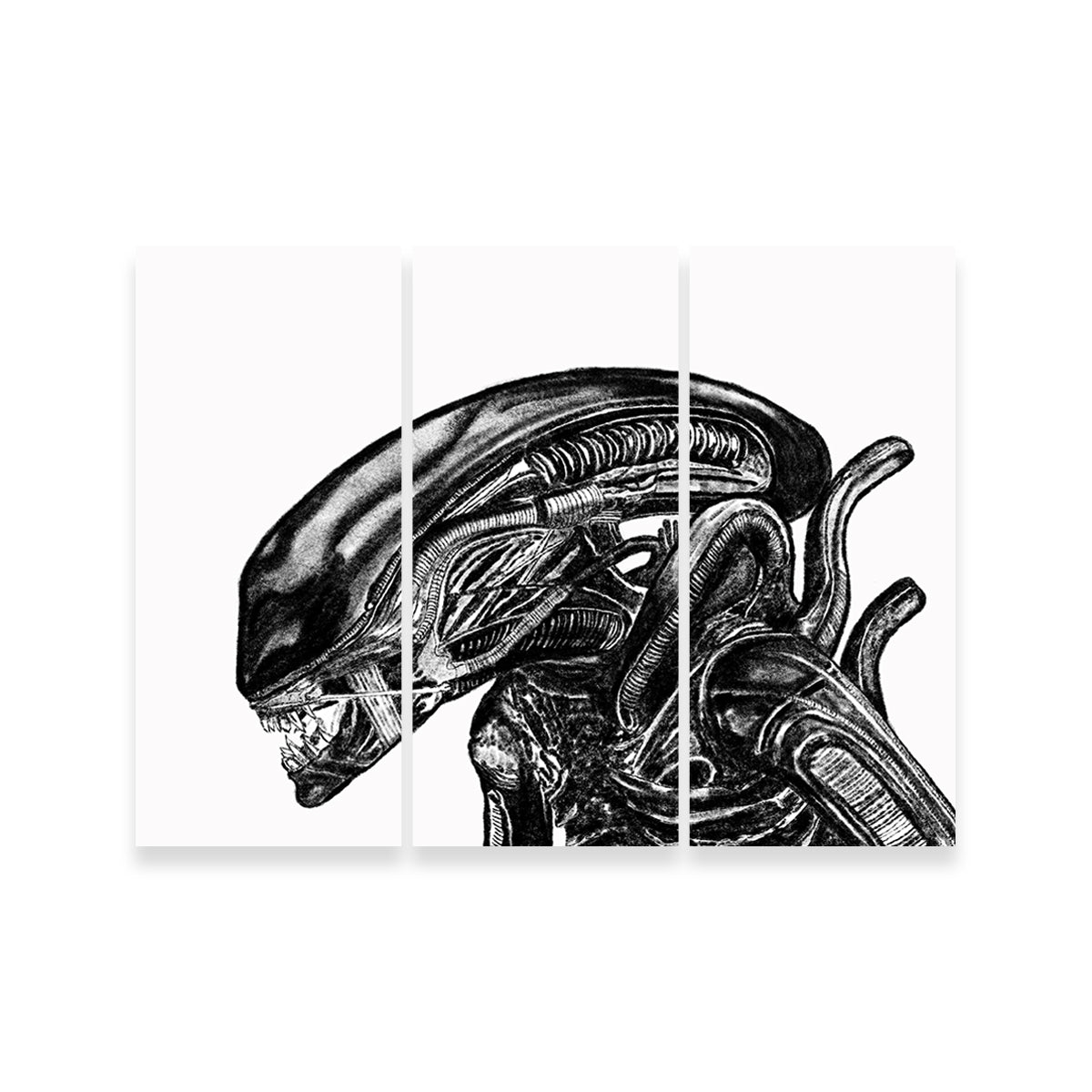 Alien Sketch Wall Art