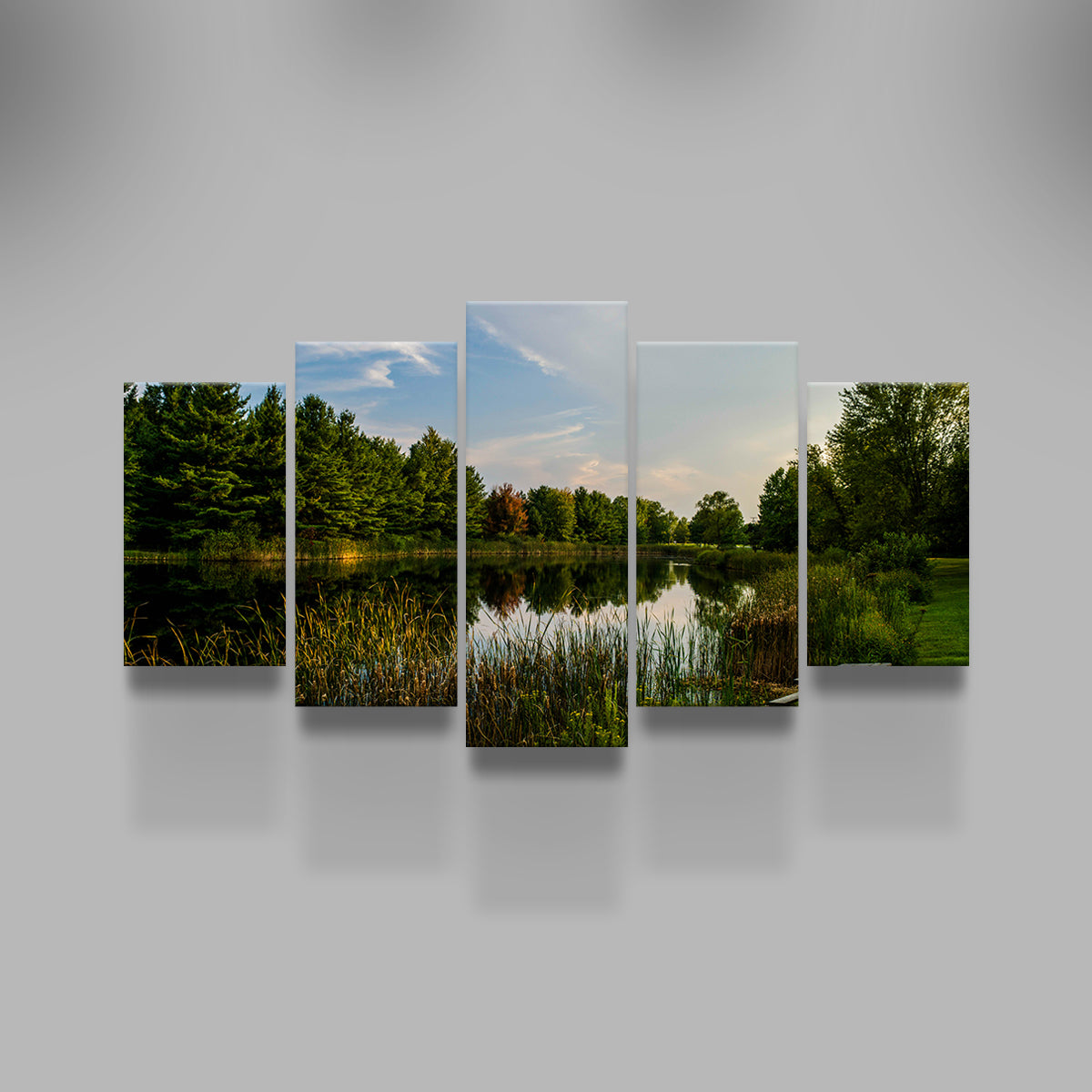 Alum Creek Fishing Pond Wall Art