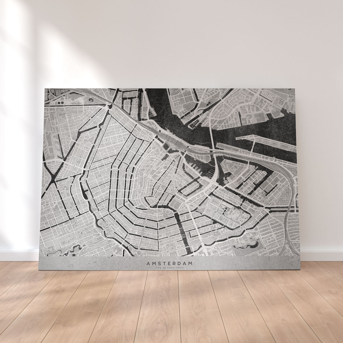 Amsterdam Map 2 Wall Art
