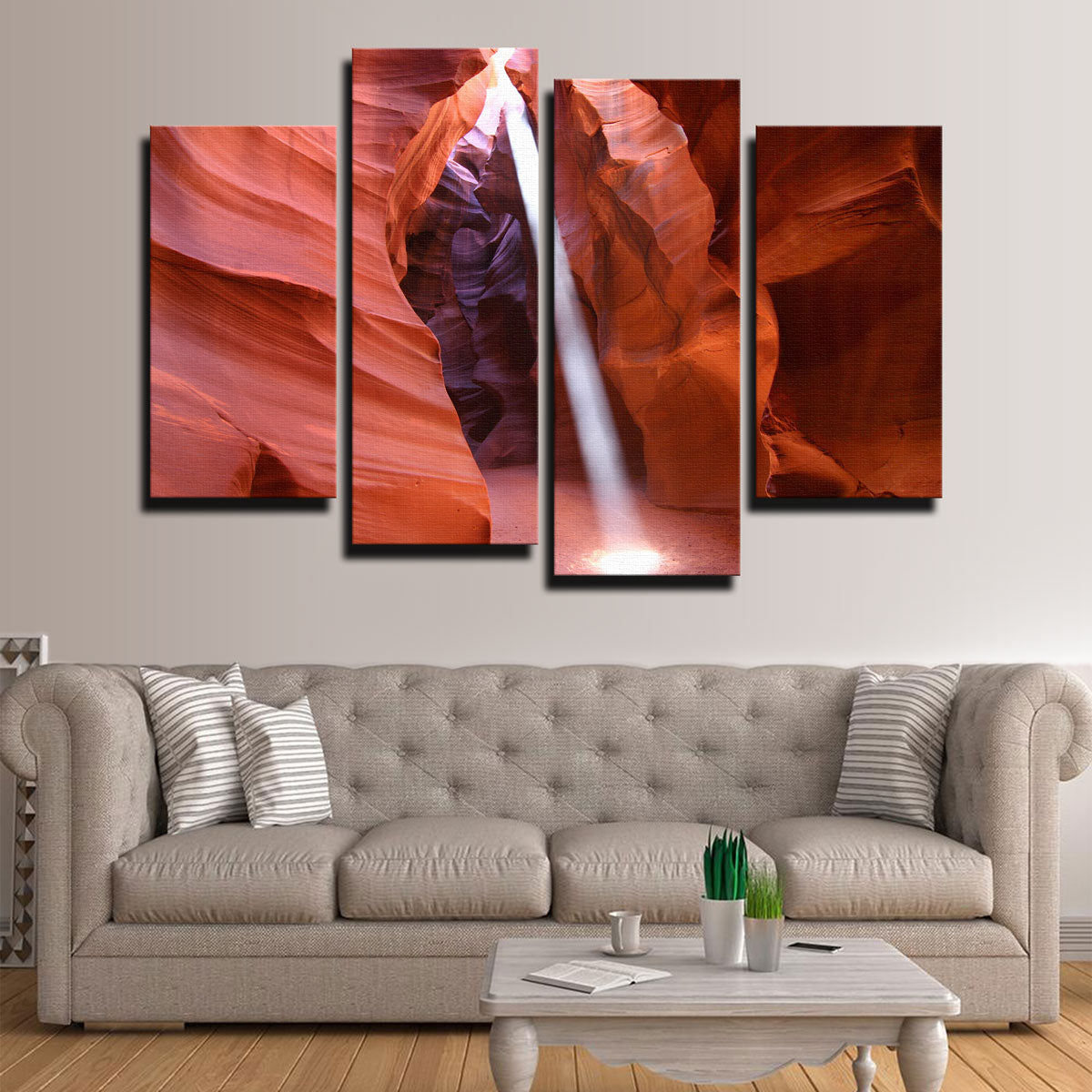 Antelope Canyon Light Beam Wall Art
