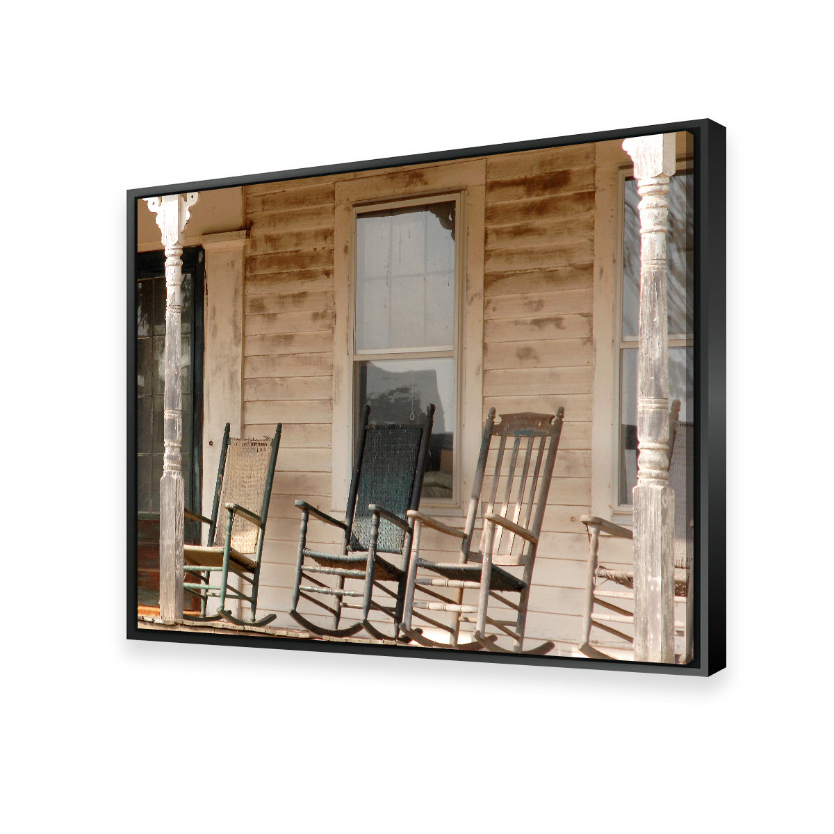 Antique Rocking Chairs in Rural Connecticut Wall Art