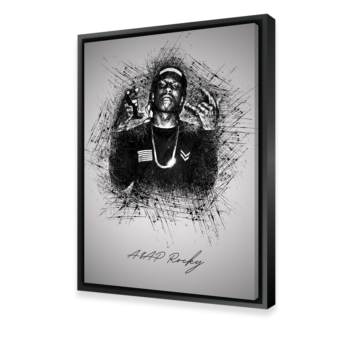 Asap Rocky Hands Wall Art