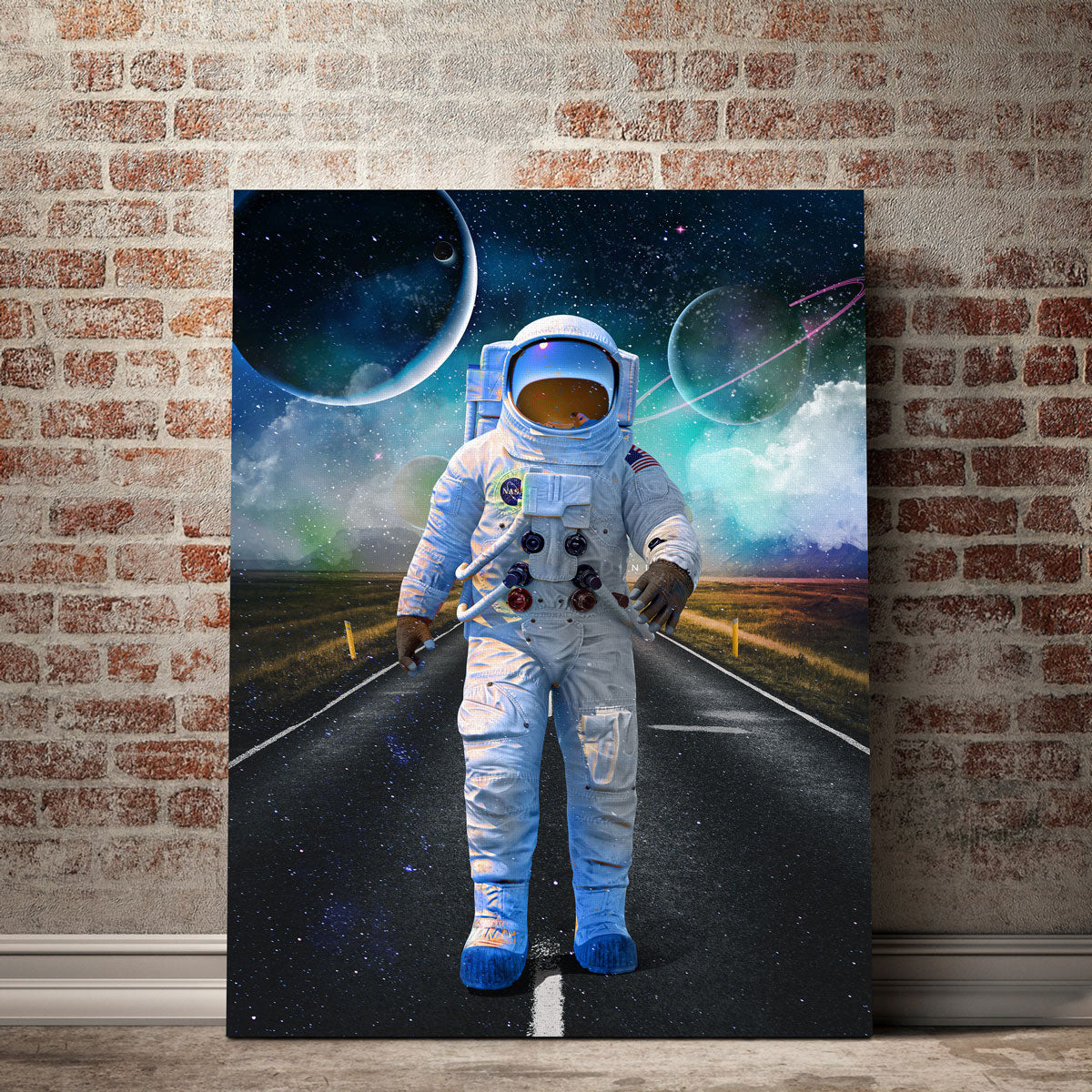 Astronaut Road Canvas Set