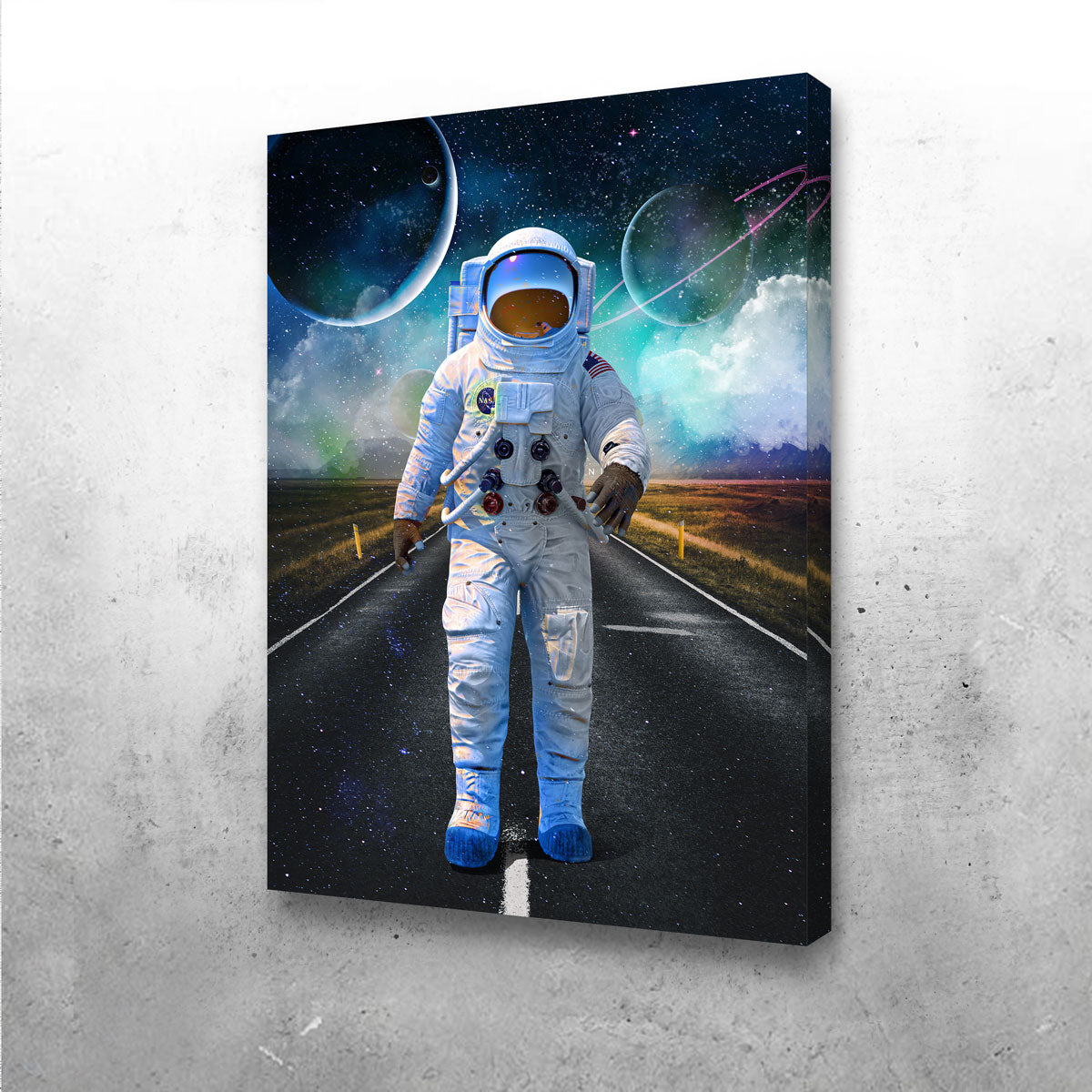 Astronaut Road Canvas Set