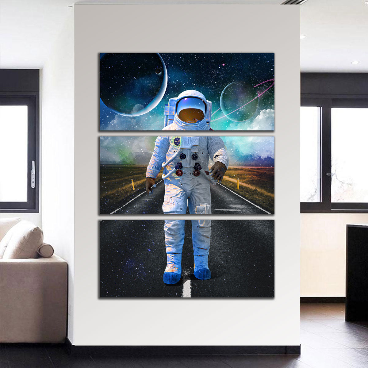 Astronaut Road Wall Art