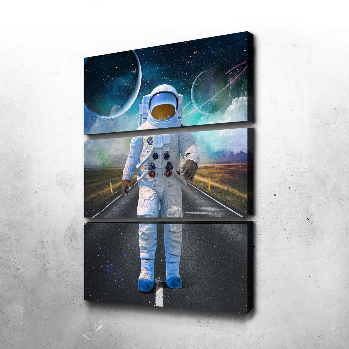 Astronaut Road Wall Art