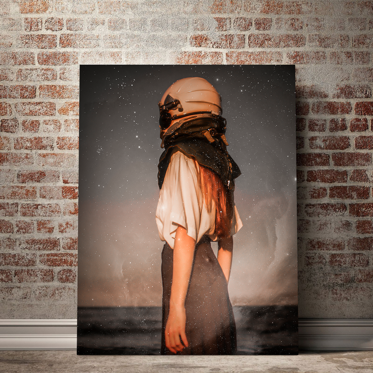 Astronaut Girl Wall Art