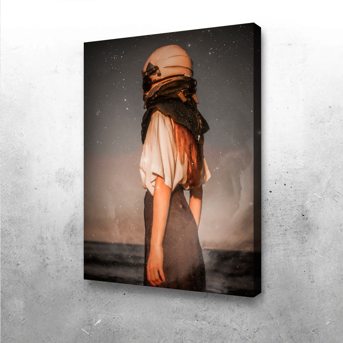 Astronaut Girl Wall Art