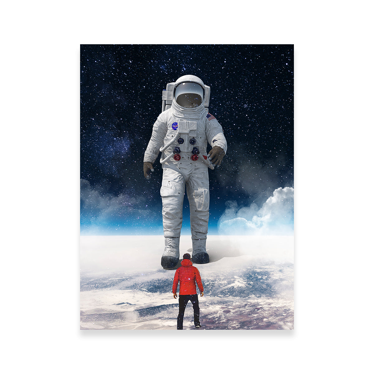 Astronaut Feet Canvas Art Wall Art