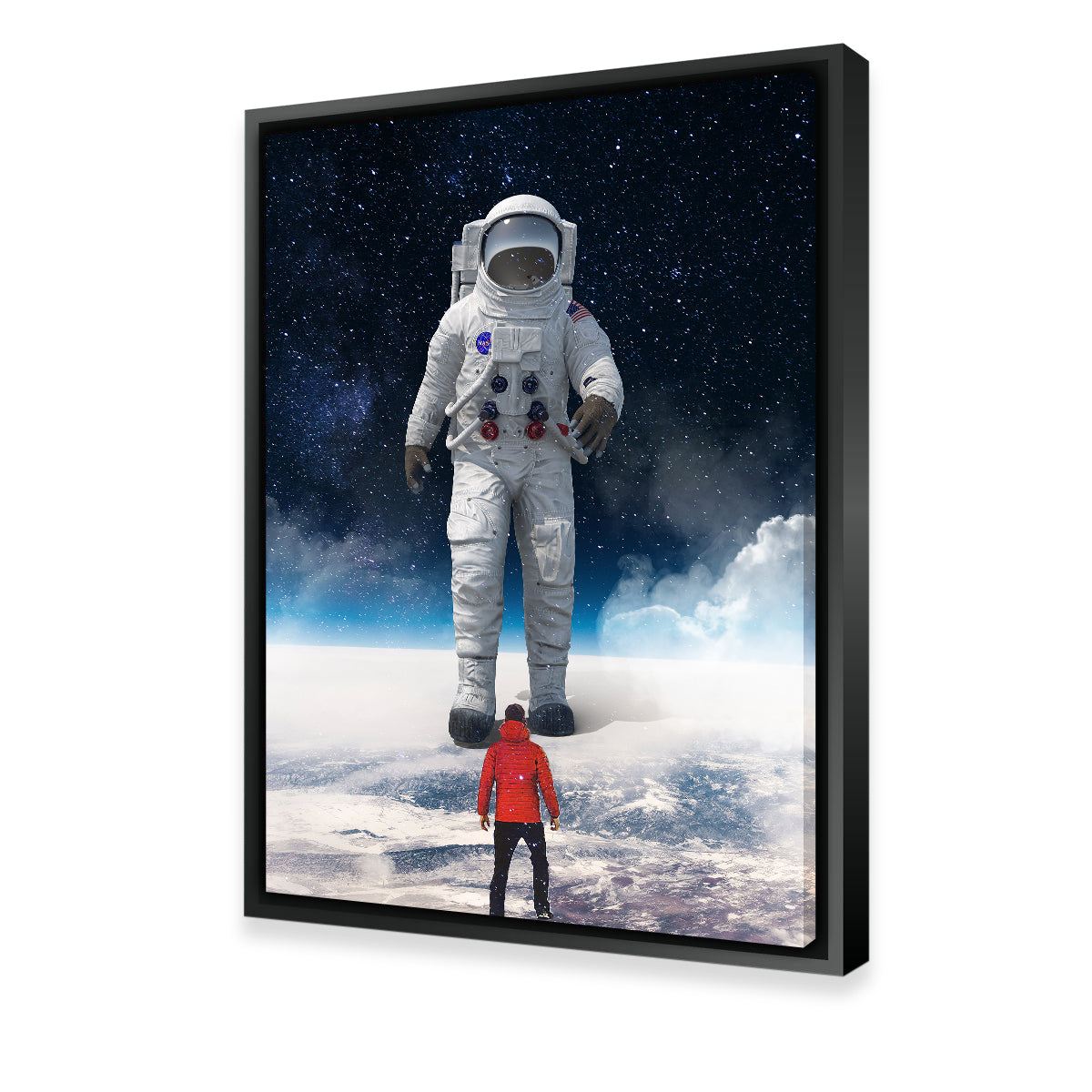 Astronaut Feet Canvas Art Wall Art