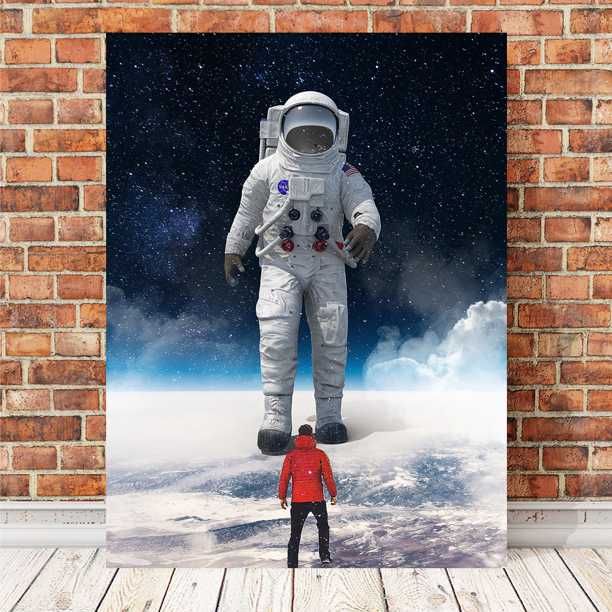 Astronaut Feet Canvas Art Wall Art