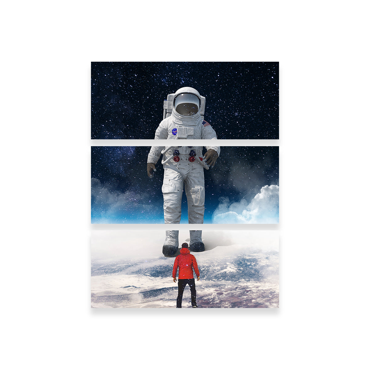 Astronaut Feet Canvas Art Wall Art