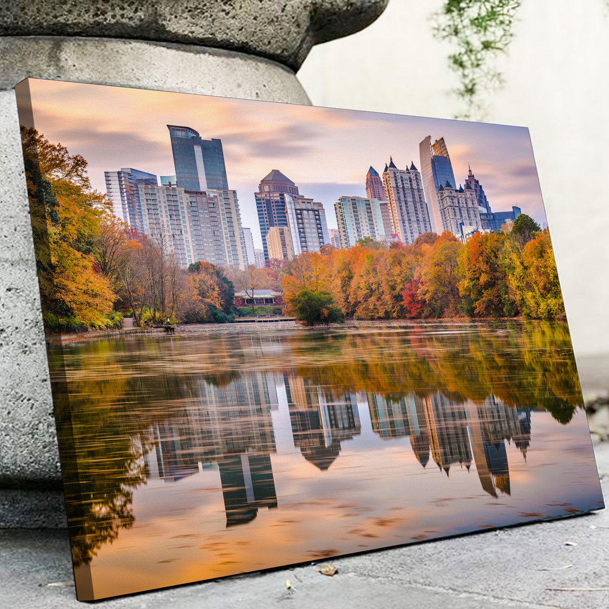 Atlanta From The Park Wall Art