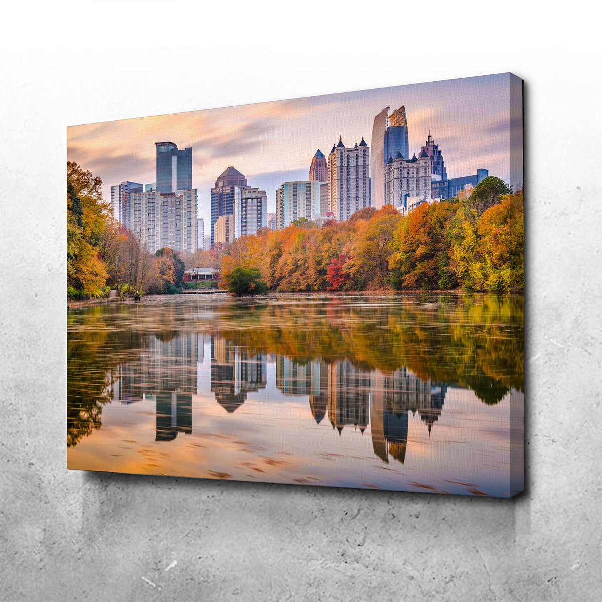 Atlanta From The Park Wall Art