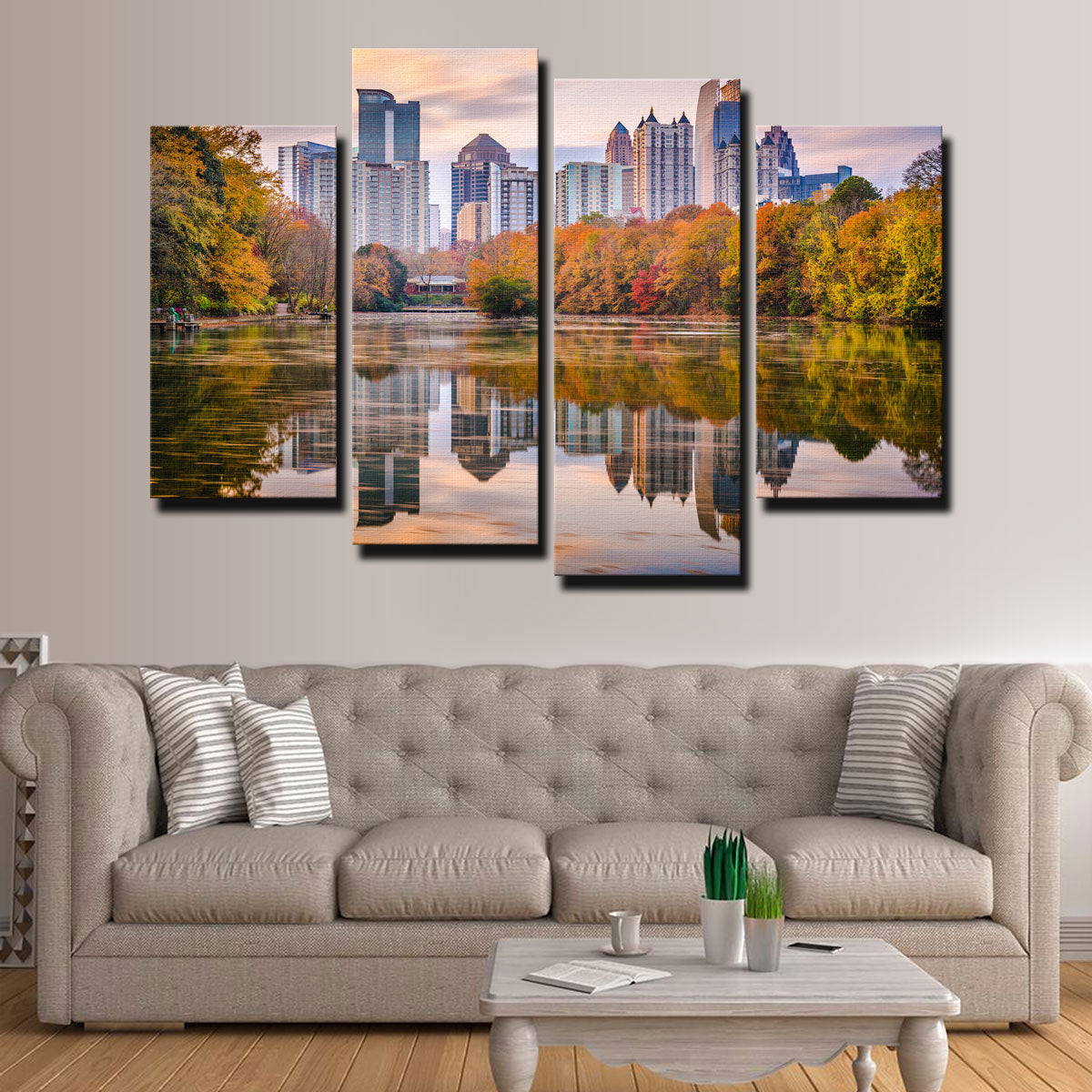 Atlanta From The Park Wall Art