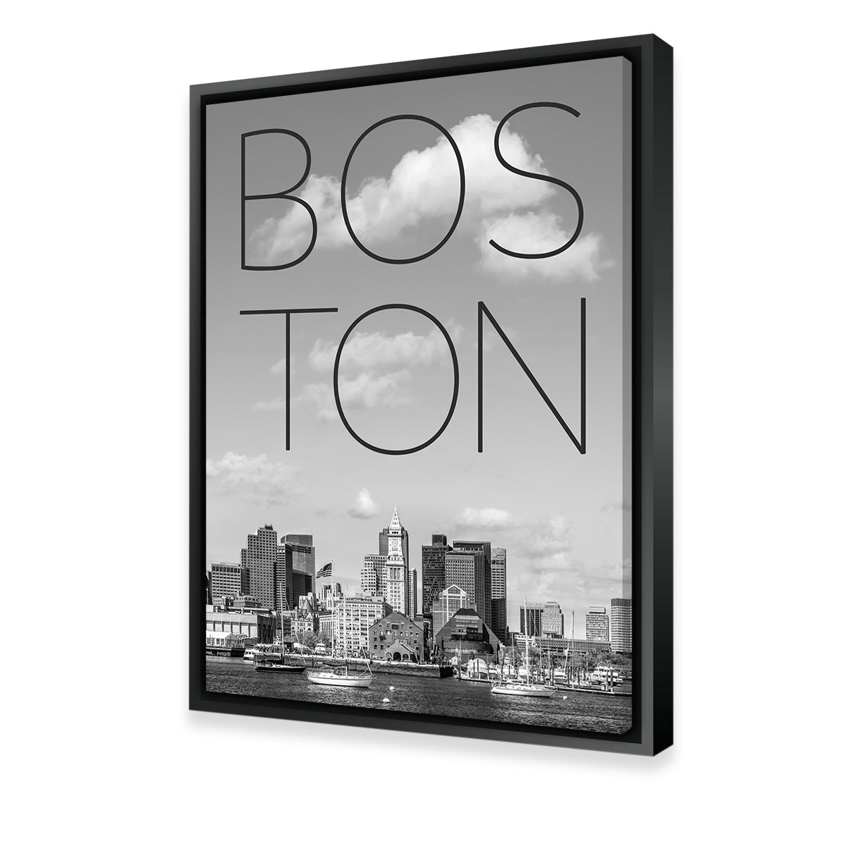 Boston Skyline North End & Financial District