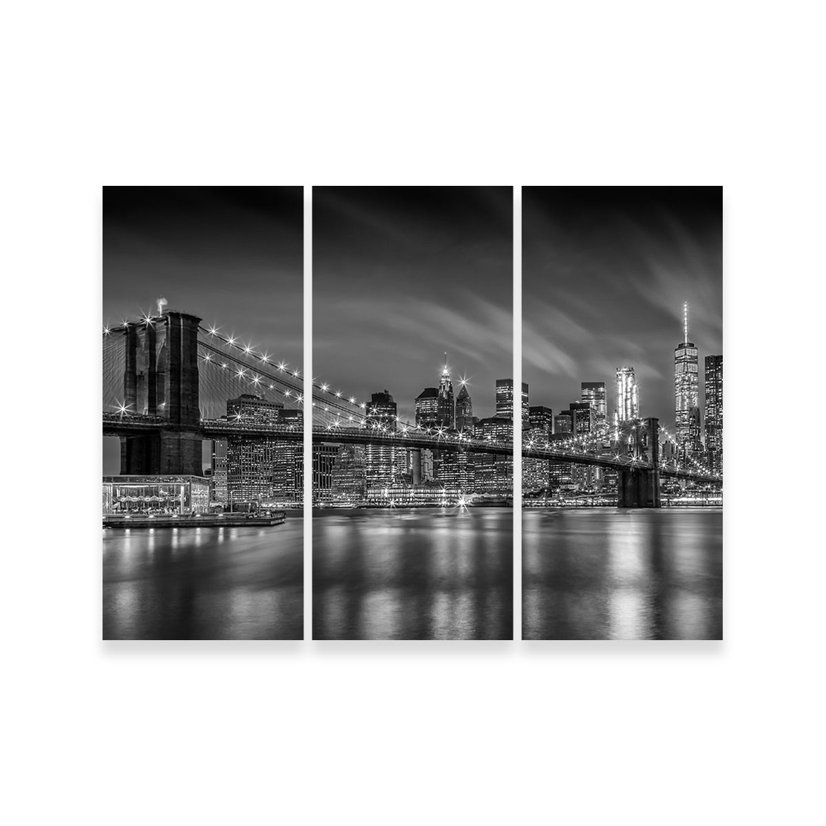 Brooklyn Bridge Monochrome Wall Art