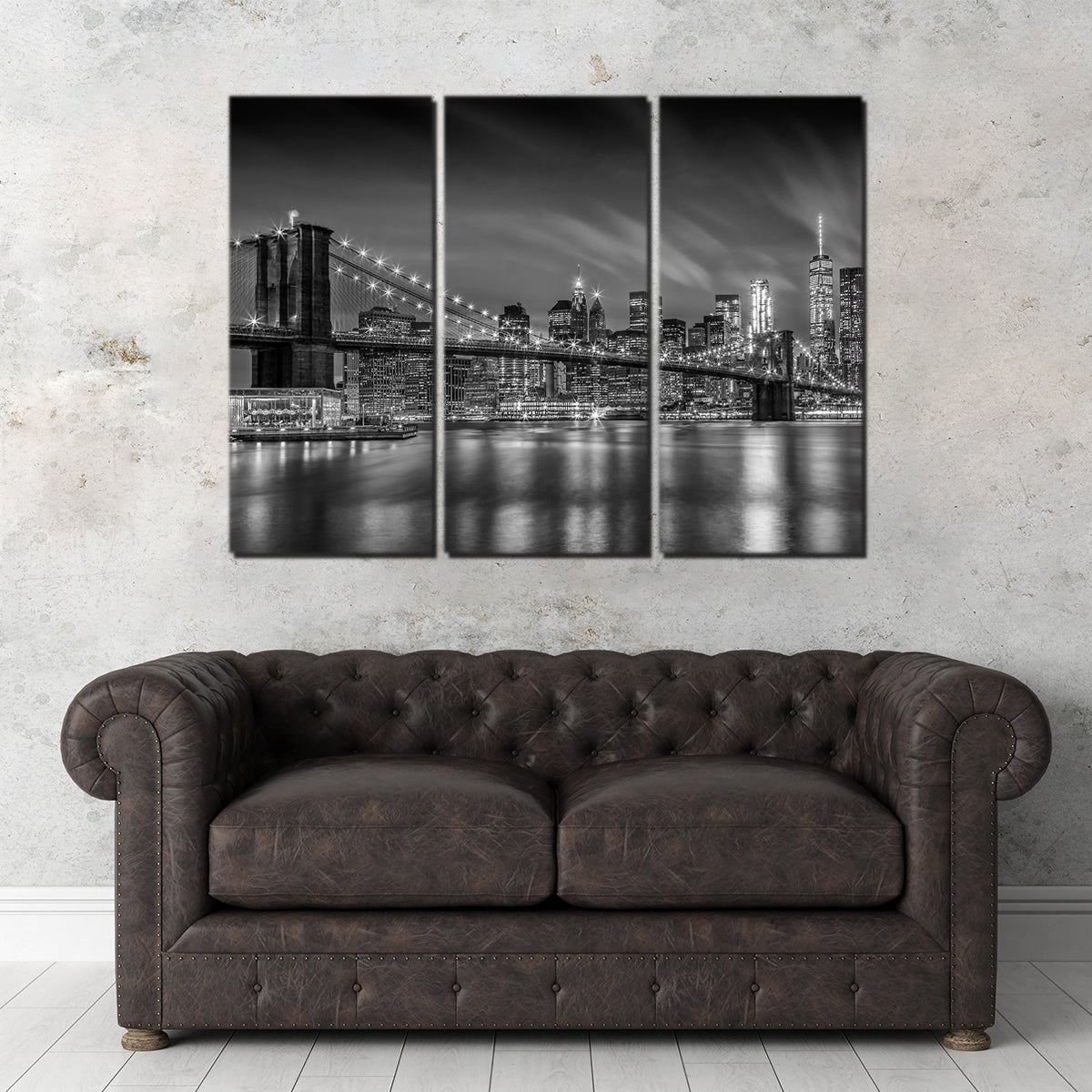 Brooklyn Bridge Monochrome Wall Art