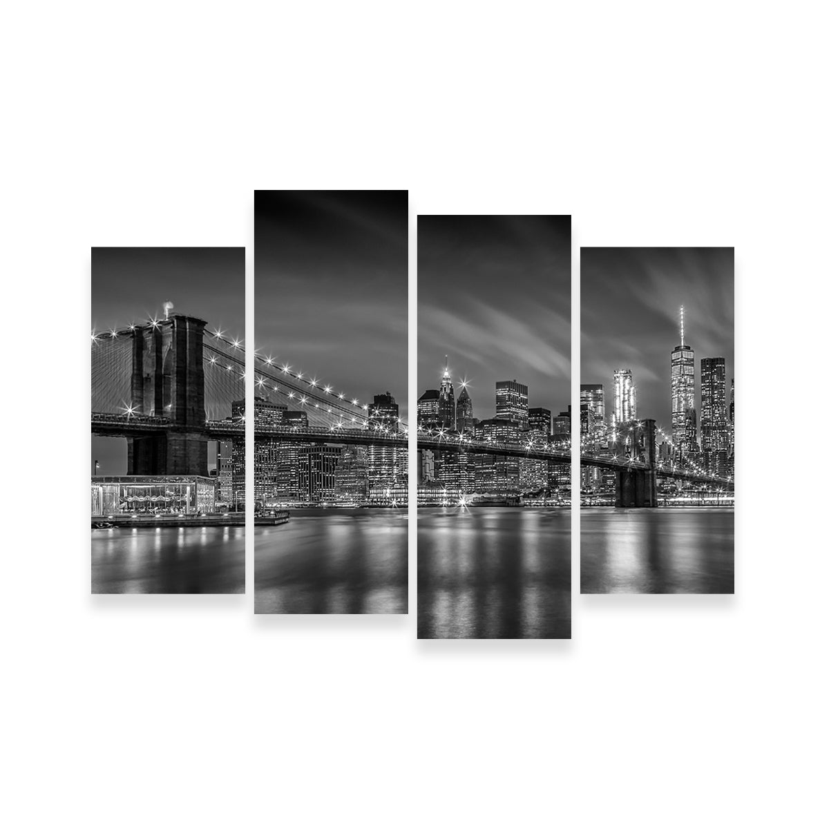 Brooklyn Bridge Monochrome Wall Art